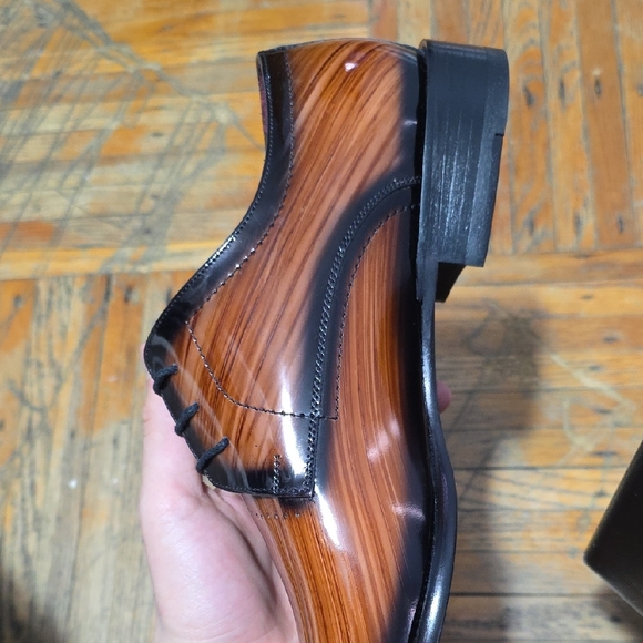 Girotti Italian Brown Leather Oxford Shoes with Classic Elegance